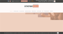 Desktop Screenshot of esthetique-modele.com